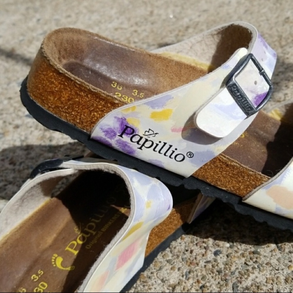Papillio Birkenstock Arizona White Pastel Floral